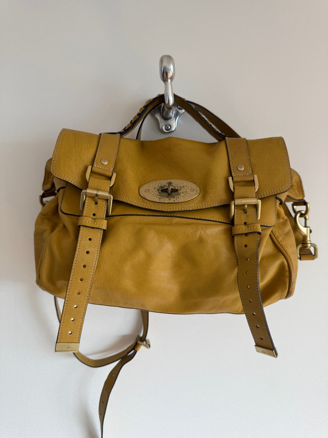 멀버리(Mulberry) 레더 머스타드 알렉사백(ENGLAND) 상품이미지2