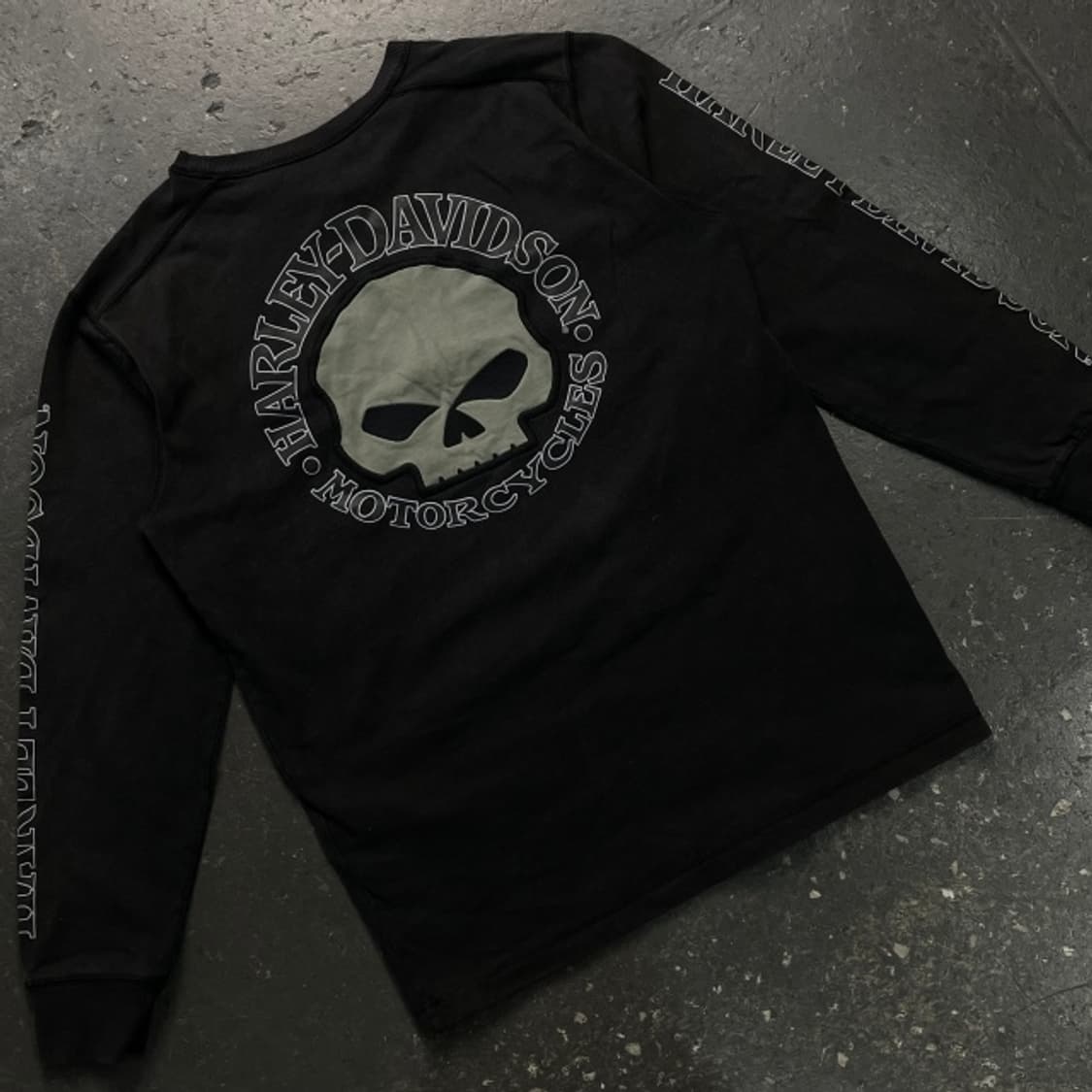 95 할리 데이비슨 스컬 롱슬리브 상품이미지6