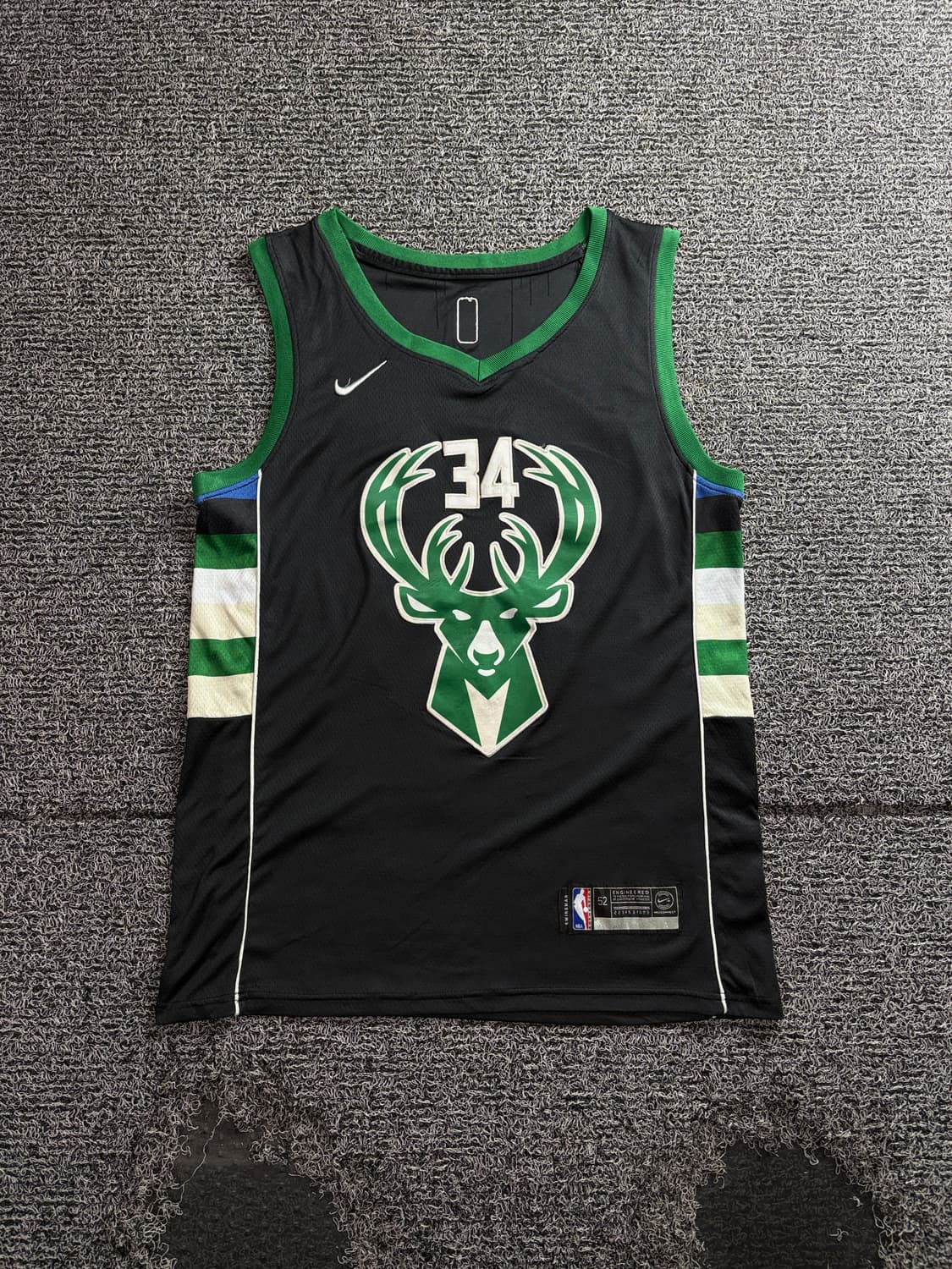 나이키 NBA 밀워키 벅스의 야니스 아데토쿤보 바스켓 저지 4394 상품이미지2