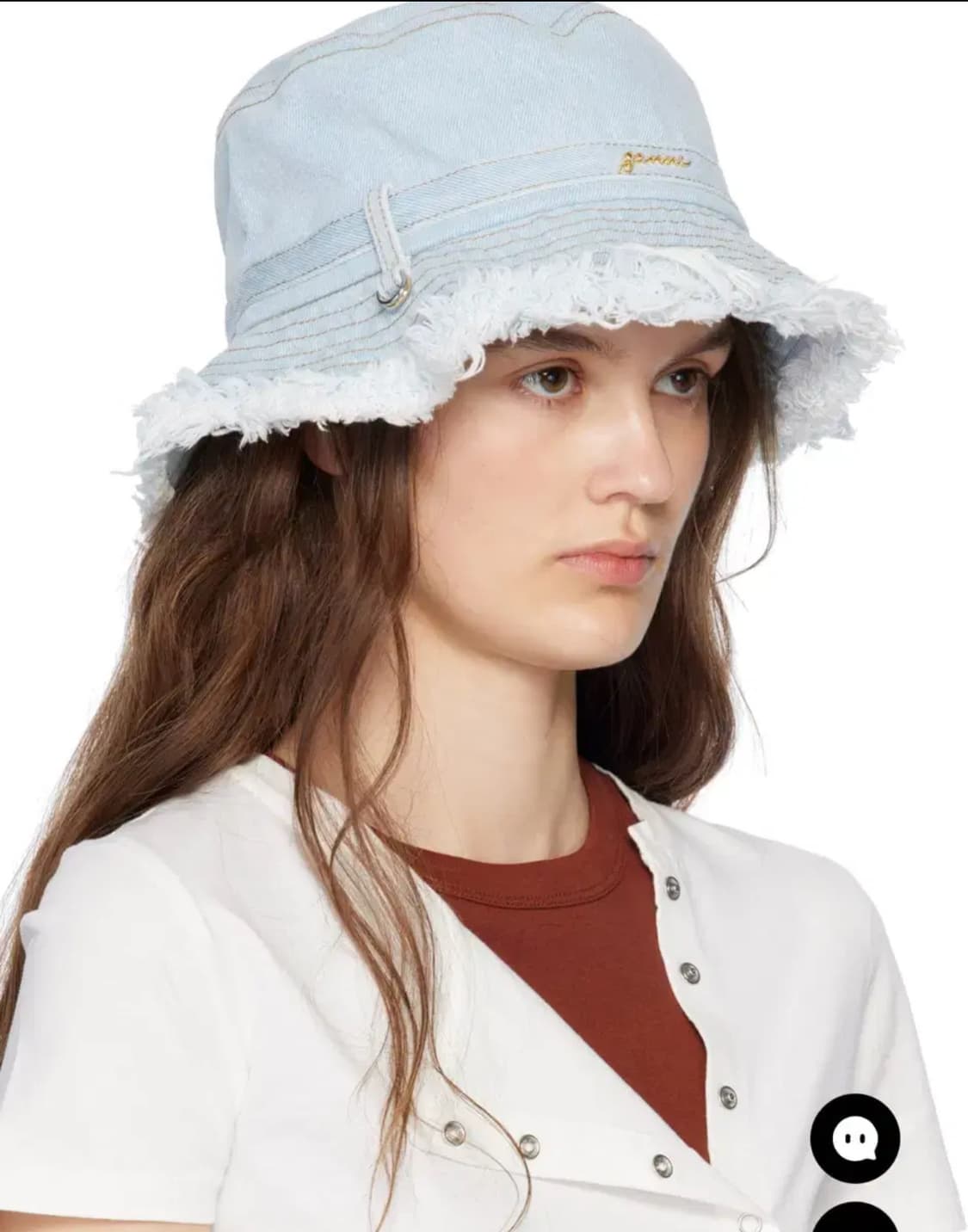 가니 GANNI 데님 버킷햇 S(새상품) 상품이미지1