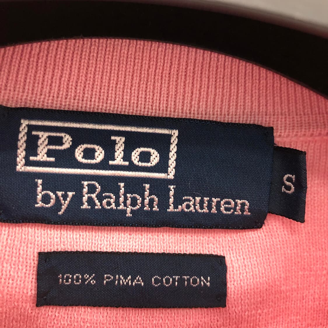 폴로 랄프로렌 피마코튼 니트카라티 S 상품이미지5