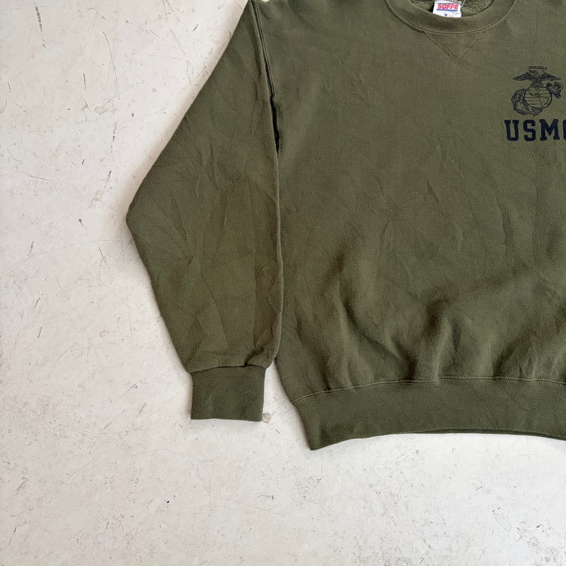 USMC SOFFE 미해병 빈티지 스웻셔츠 M 상품이미지3