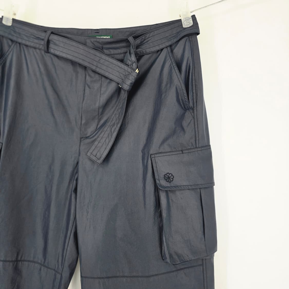 odd department 블랙 카고 와이드 팬츠 L [H50720] 상품이미지2