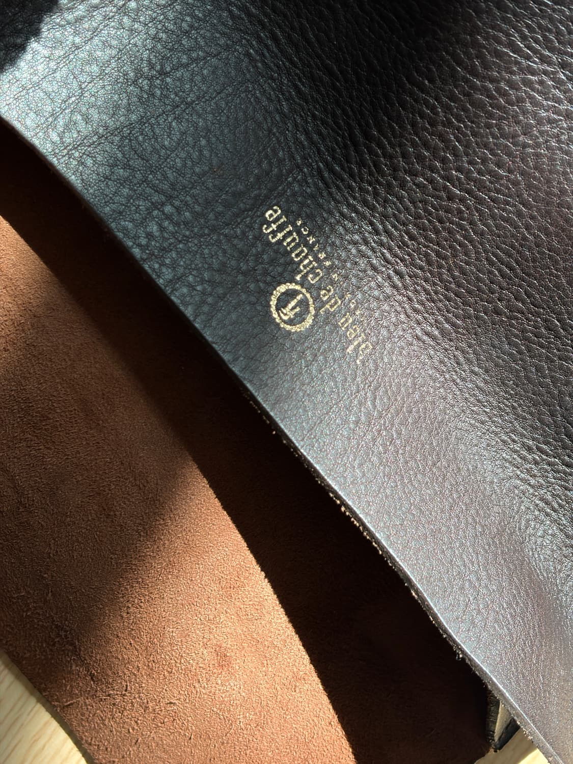 블루 드 쇼프 가죽 백팩 다크브라운 상품이미지2