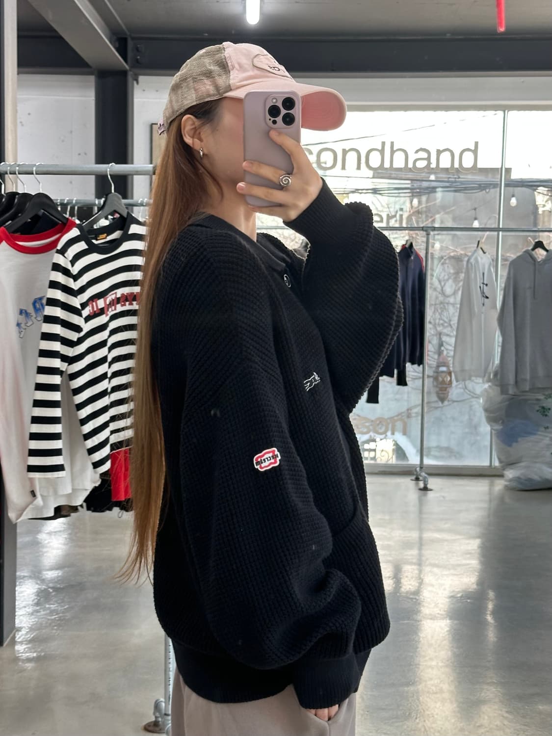 아이스크림 러닝독 카라 버튼 가디건  상품이미지2