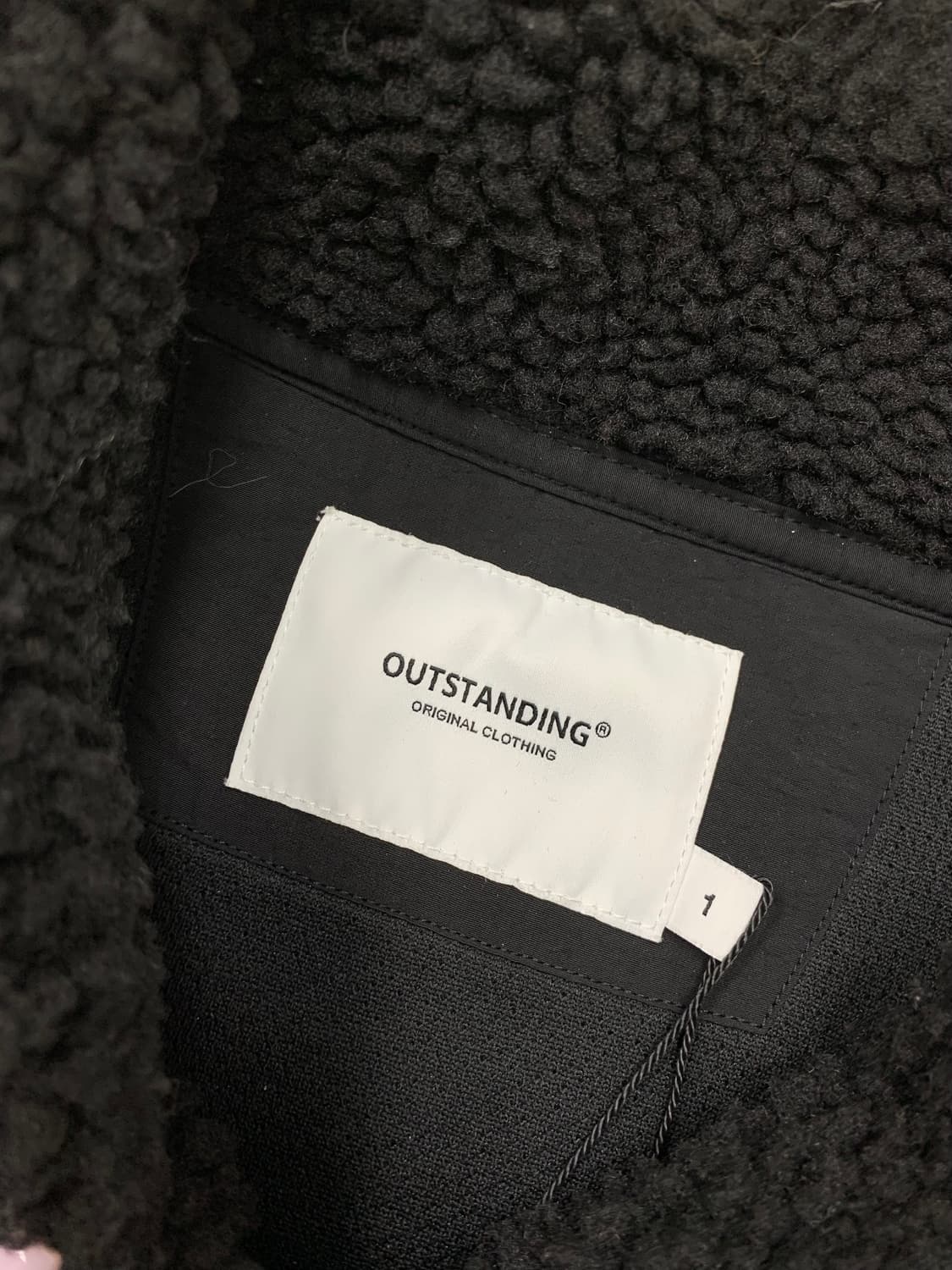 outstanding 블랙 폴리스 자켓 #459 상품이미지4