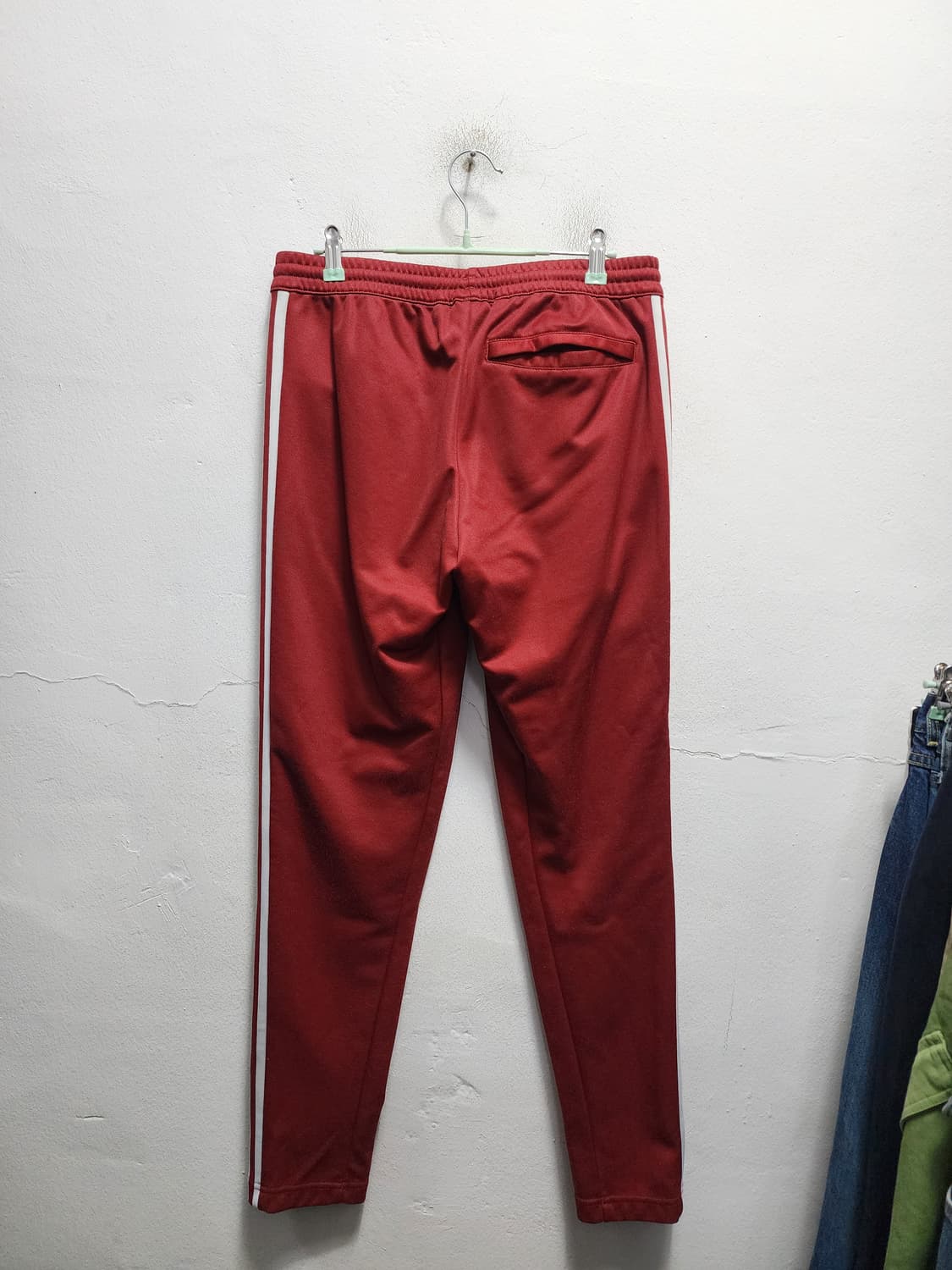 아디다스 베켄바우어 버건디 트랙팬츠 상품이미지2