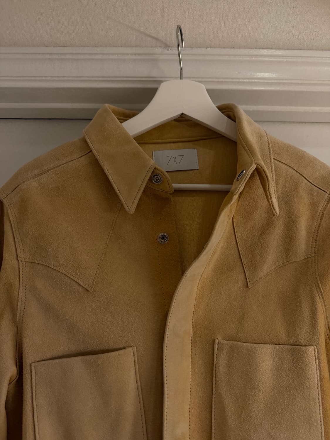 7X7 고트 레더 스웨이드 자켓 상품이미지2