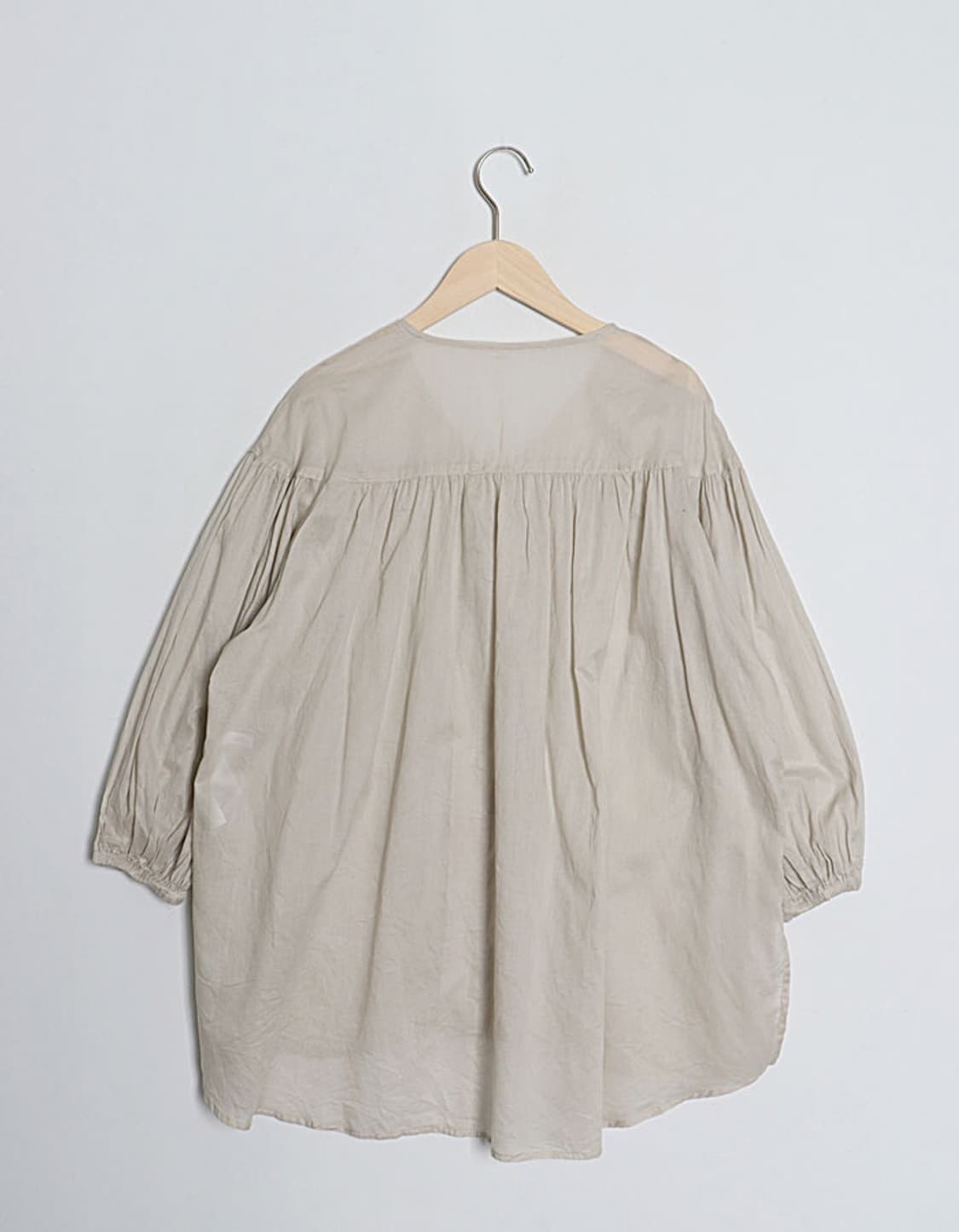 AMERICAN HOLIC Seethrouth Gather Blouse 상품이미지6