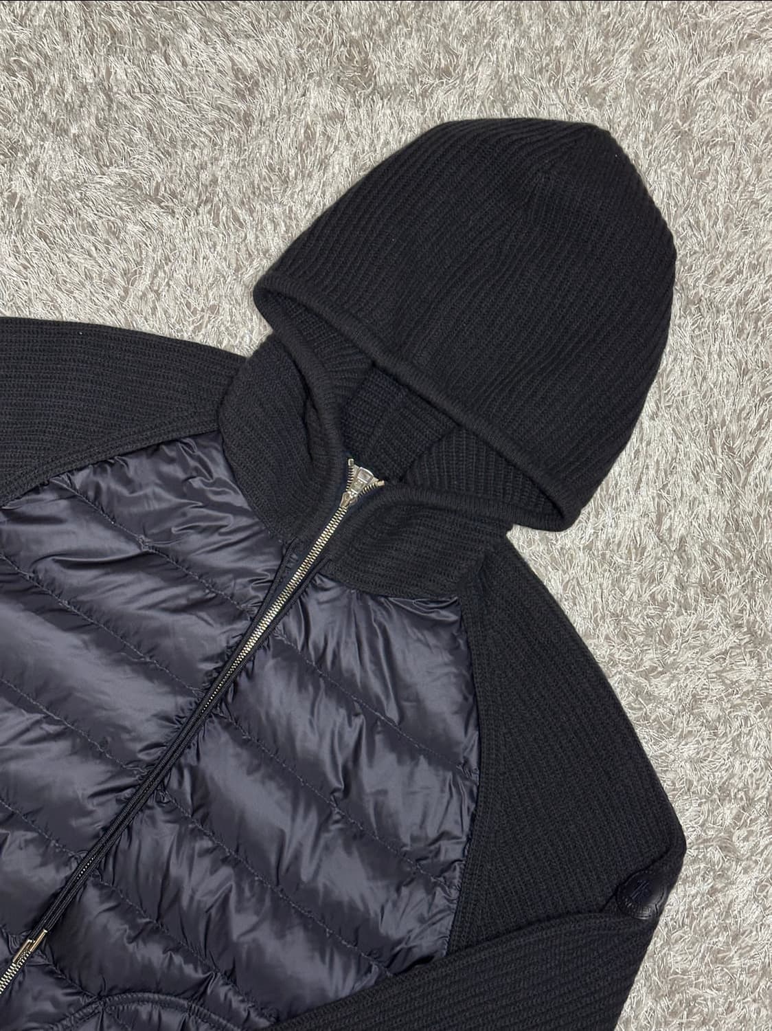 몽클레어 트리콧 후드니트가디건 L 상품이미지2