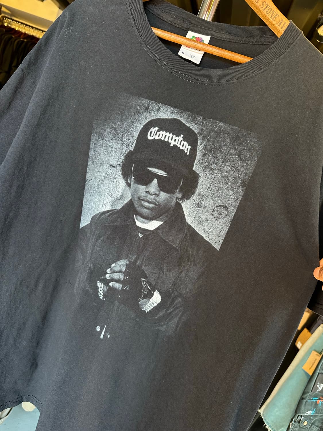 이지 이 Eazy E 래퍼 프린팅 티셔츠 상품이미지3