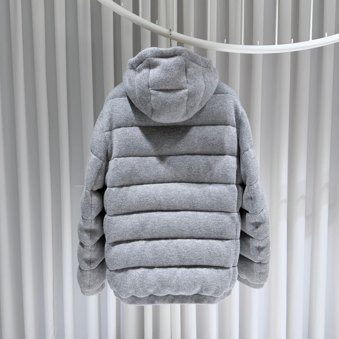 (A+/52) / 브루넬로 쿠치넬리 코듀로이 패딩 그레이 상품이미지5