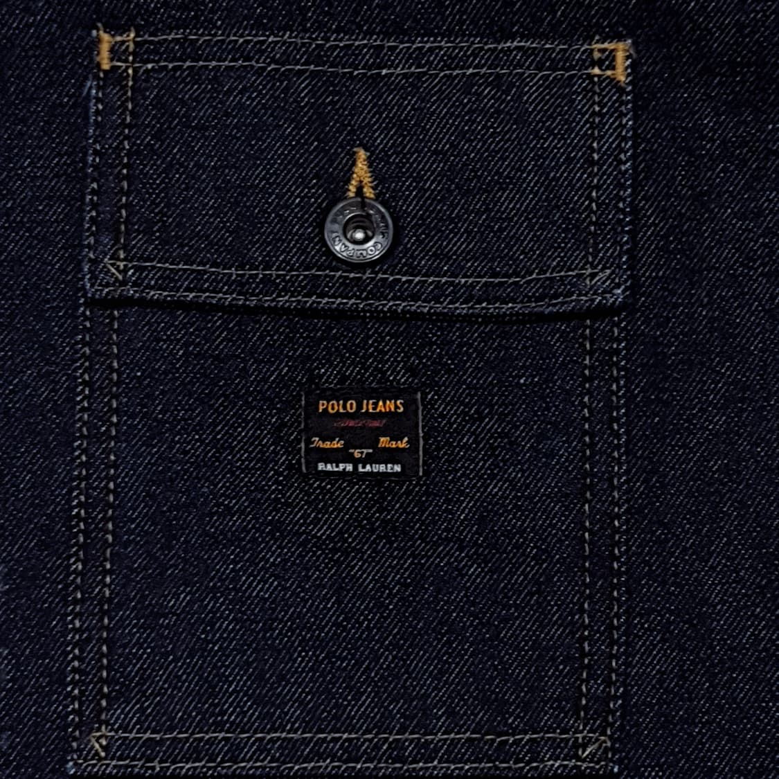 폴로 데님 초어 자켓 반 자켓 90s m (105) polo jeans 상품이미지5
