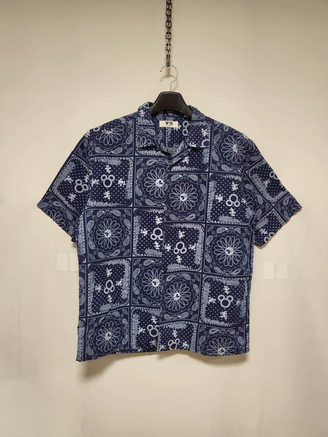 유니클로 × 부아이소우 디즈니블루 코튼린넨셔츠 상품이미지1