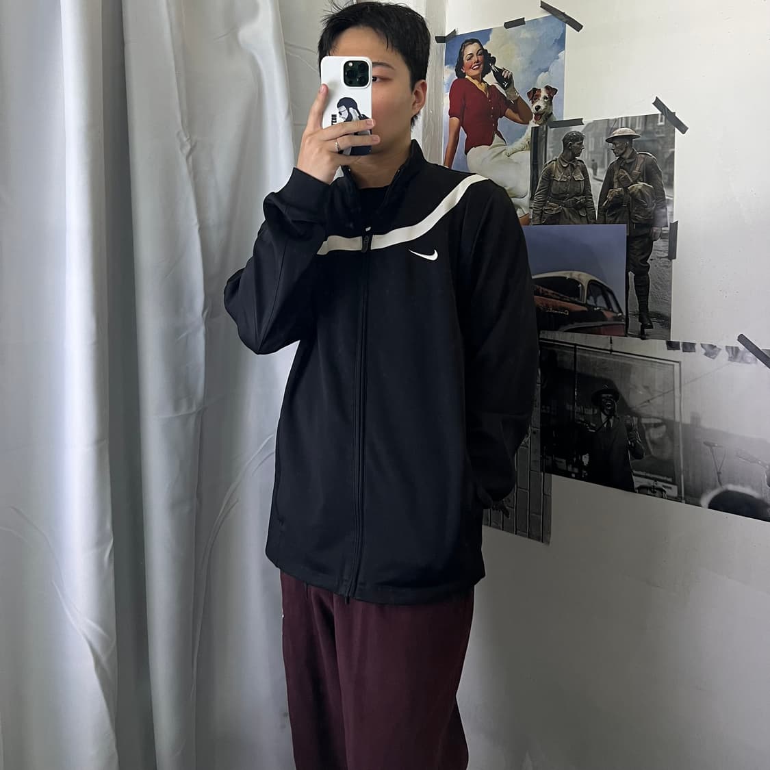 나이키 블랙 화이트 져지 XL 상품이미지2