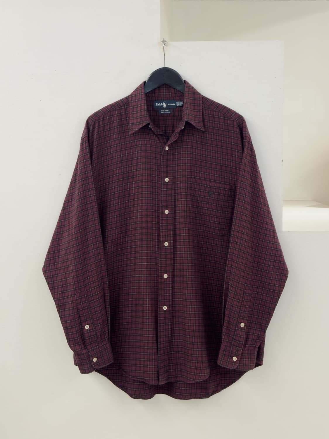 폴로 랄프로렌 빅셔츠 체크 상품이미지1