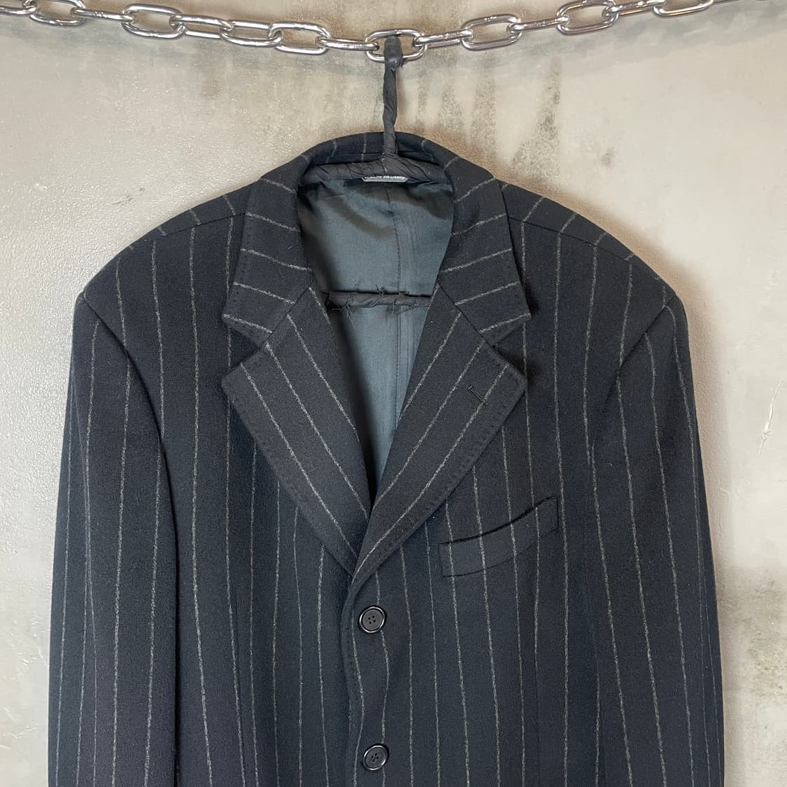 90s 알렉산더 맥퀸 스트라이프 코트 상품이미지3