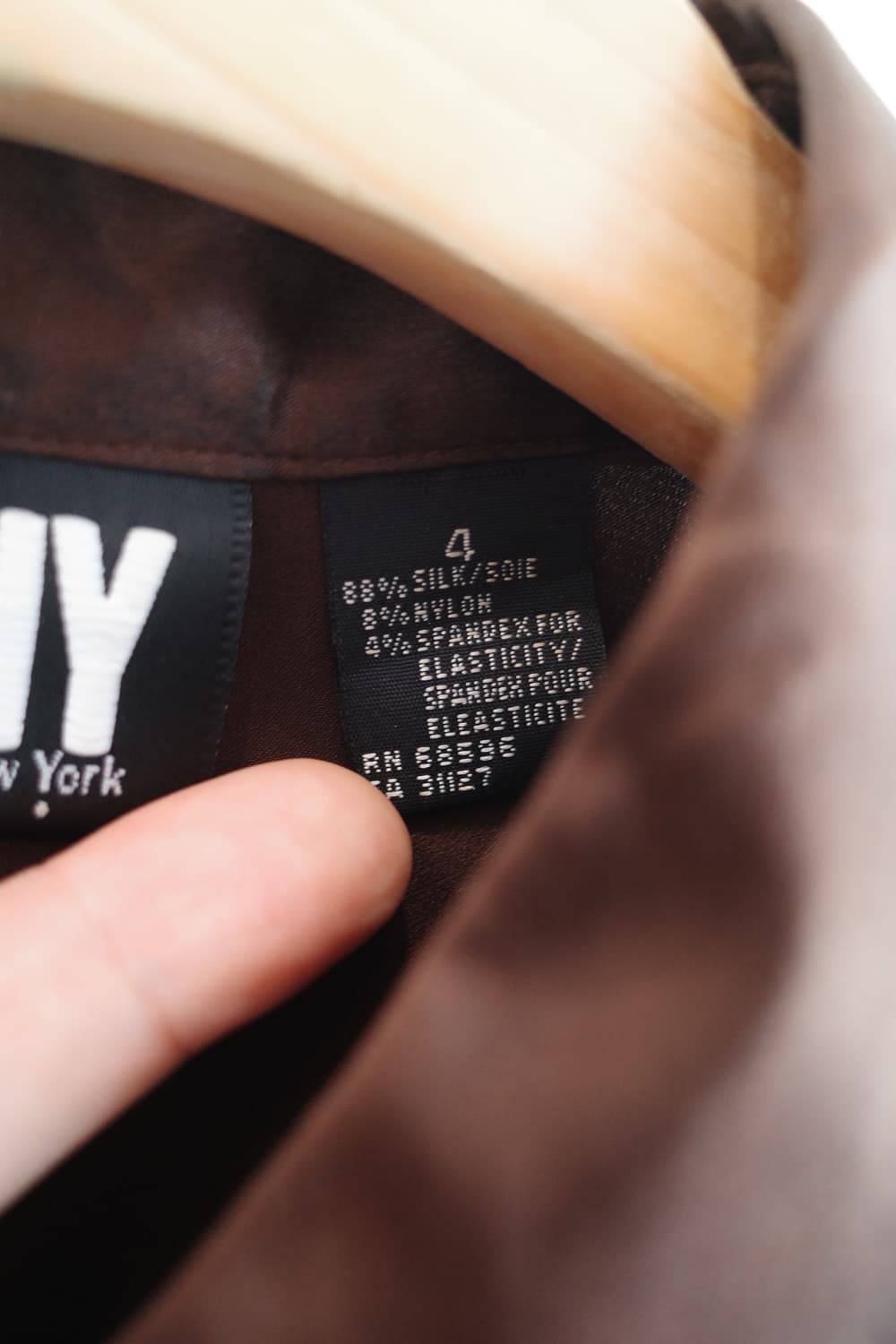 DKNY 실크 셔츠 상품이미지4