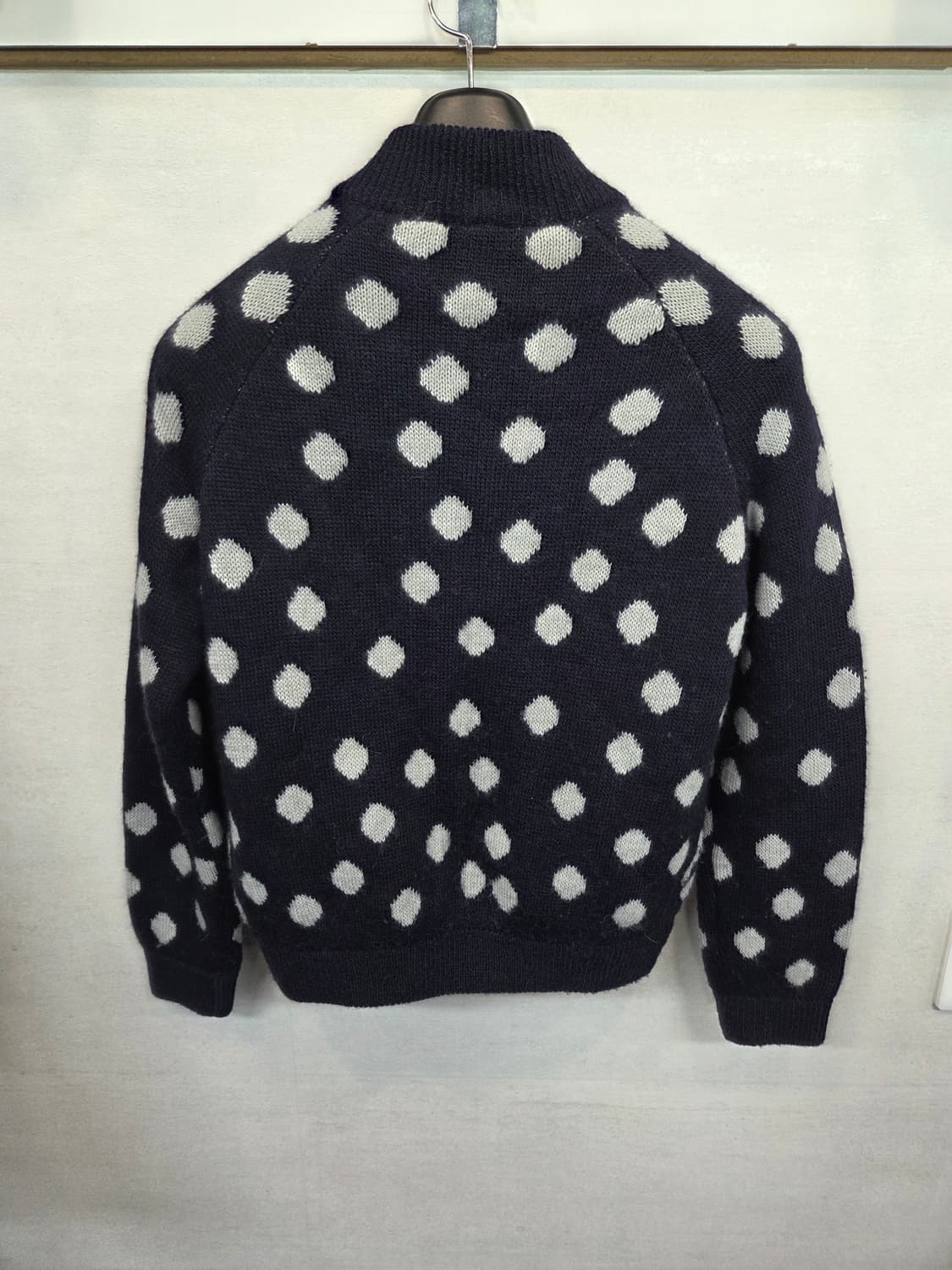 아르마니 진스 여성 도트 투웨이 니트자켓 55 66 대략 s 상품이미지2