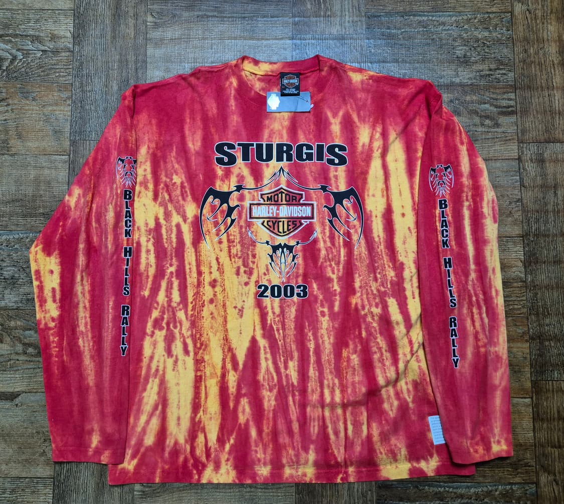 VTG 할리 데이비슨 롱슬리브 티셔츠(데드스탁) 상품이미지1