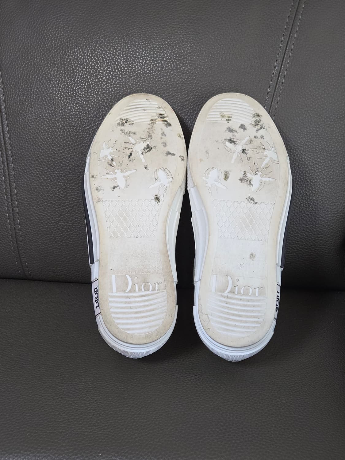 디올 b23 오블리크 스니커즈 로우 화이트 41 (260) 상품이미지9