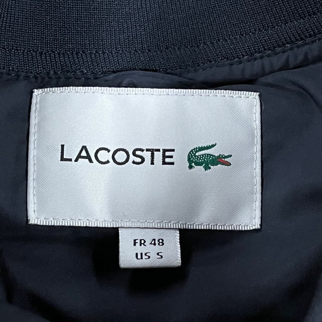 [정품/S] 라코스테 블랙 패딩 점퍼 b17 상품이미지5