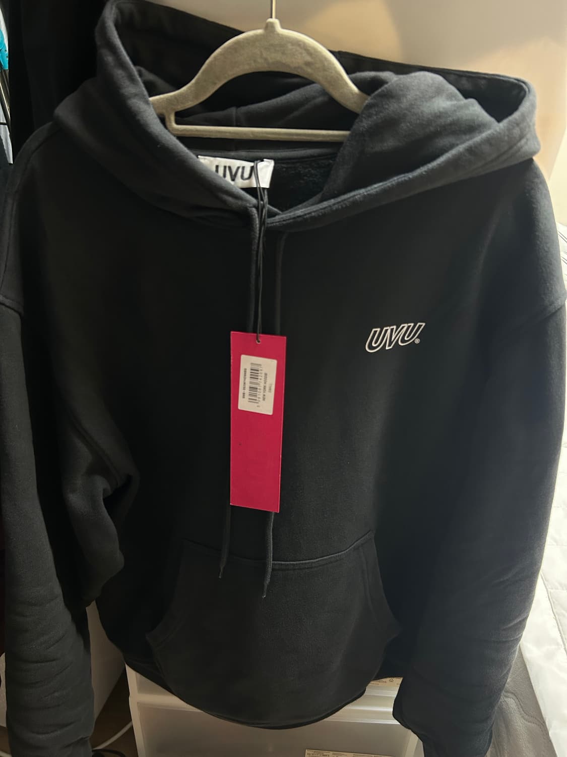 uvu 글리슨 짐 후드 블랙 s사이즈 상품이미지3