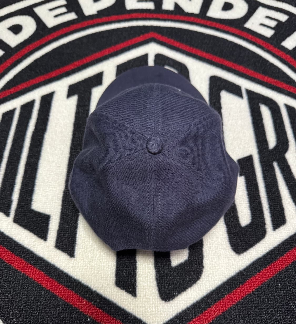 칼하트 워크웨어 로고 블루 훅 앤 루프 백 클로져 햇 상품이미지4