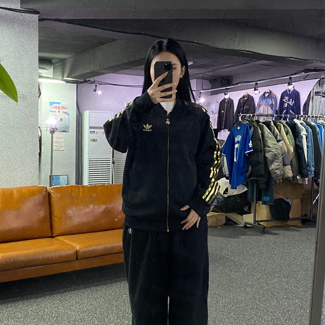 아디다스 오리지널 블랙 배색 트랙 탑 져지 B3103 상품이미지1