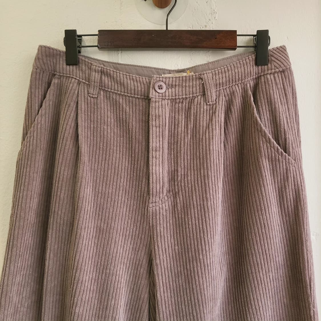 Samansamos2 그레이쉬라벤더 코듀로이 팬츠 상품이미지3