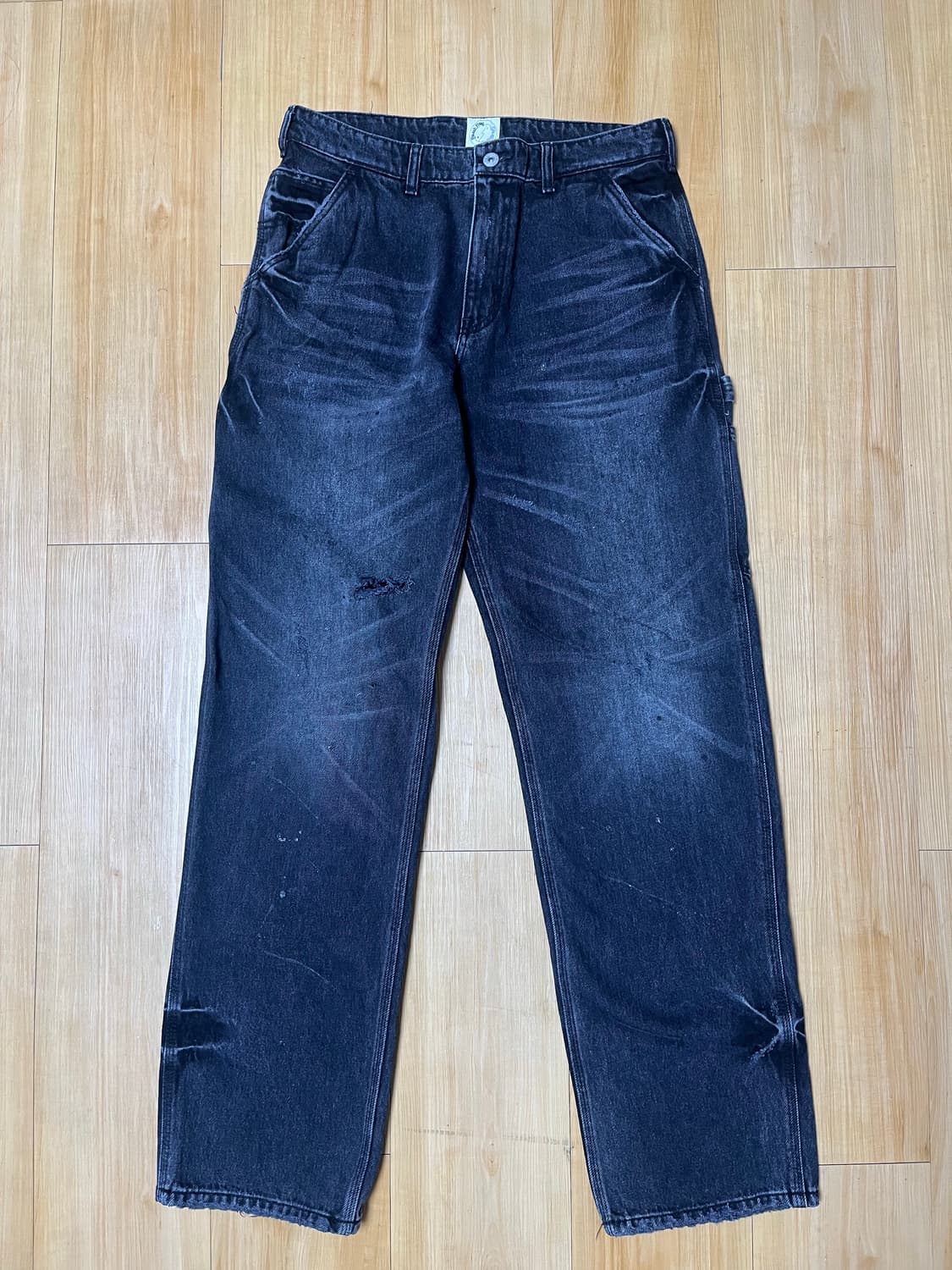 yin and yang 블랙 워크팬츠 M 팝니다.  상품이미지1