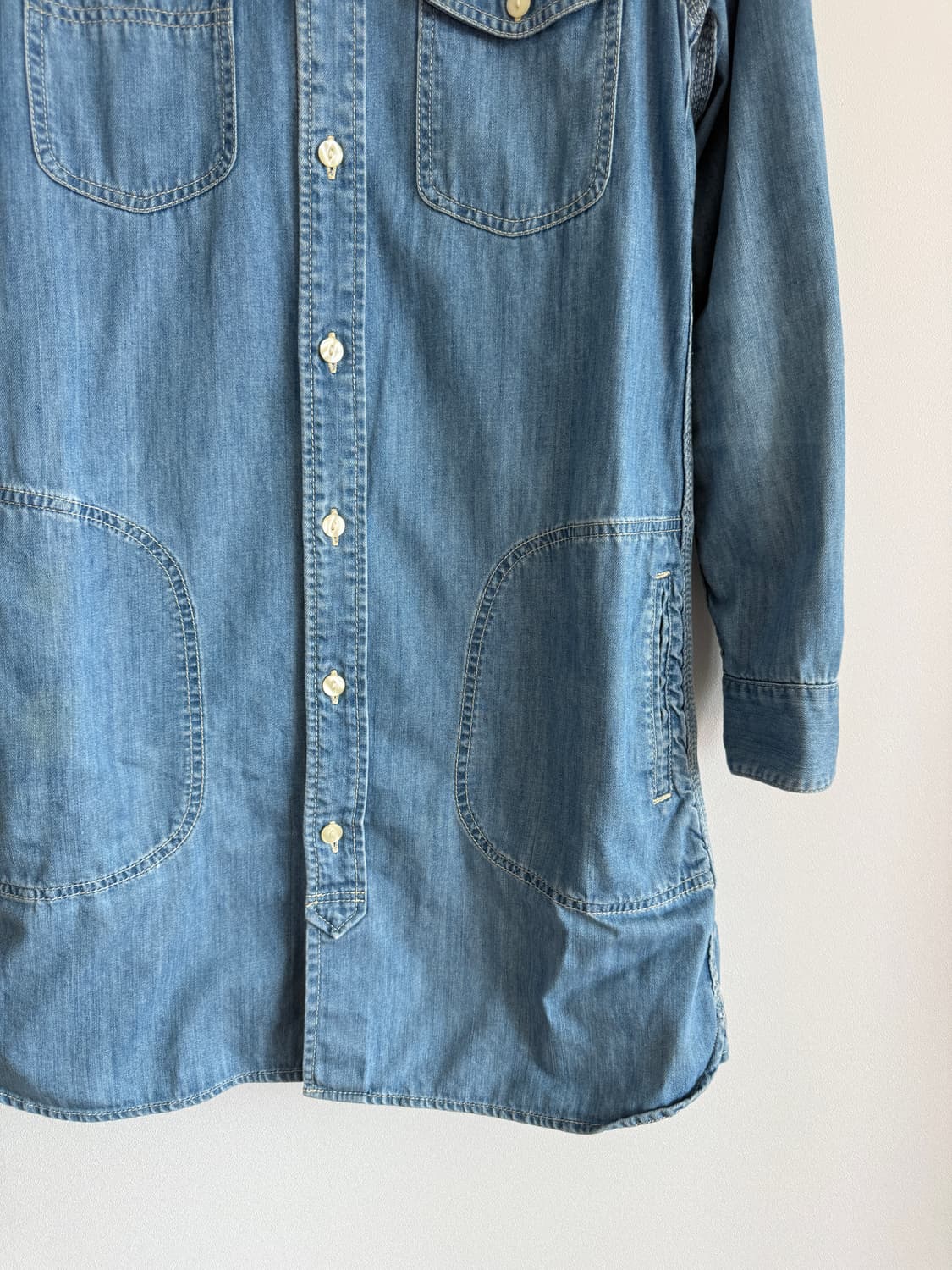 리(Lee) 데님 셔츠 원피스 상품이미지3