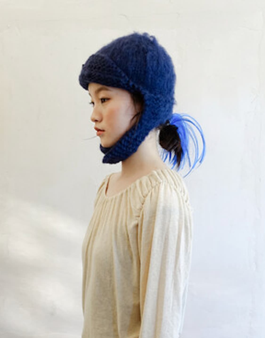 샵페어리 bushy flap beanie 블랙 상품이미지2
