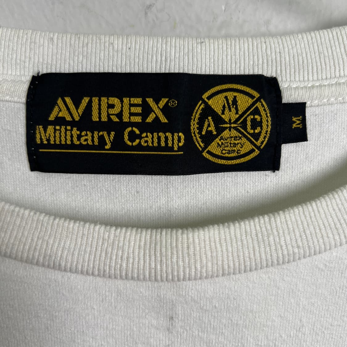 Avirex 아비렉스 밀리터리 로고 프린팅 맨투맨 M 상품이미지3