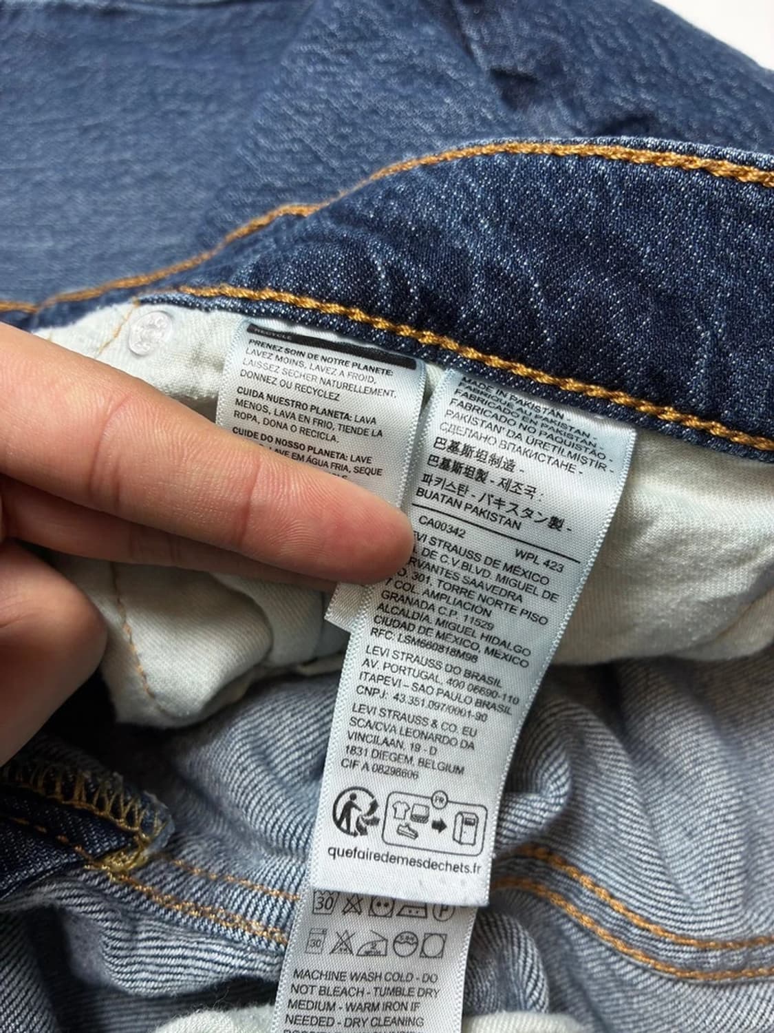 리바이스 00's 505 스트레이트 데님 팬츠 PN8504 상품이미지7