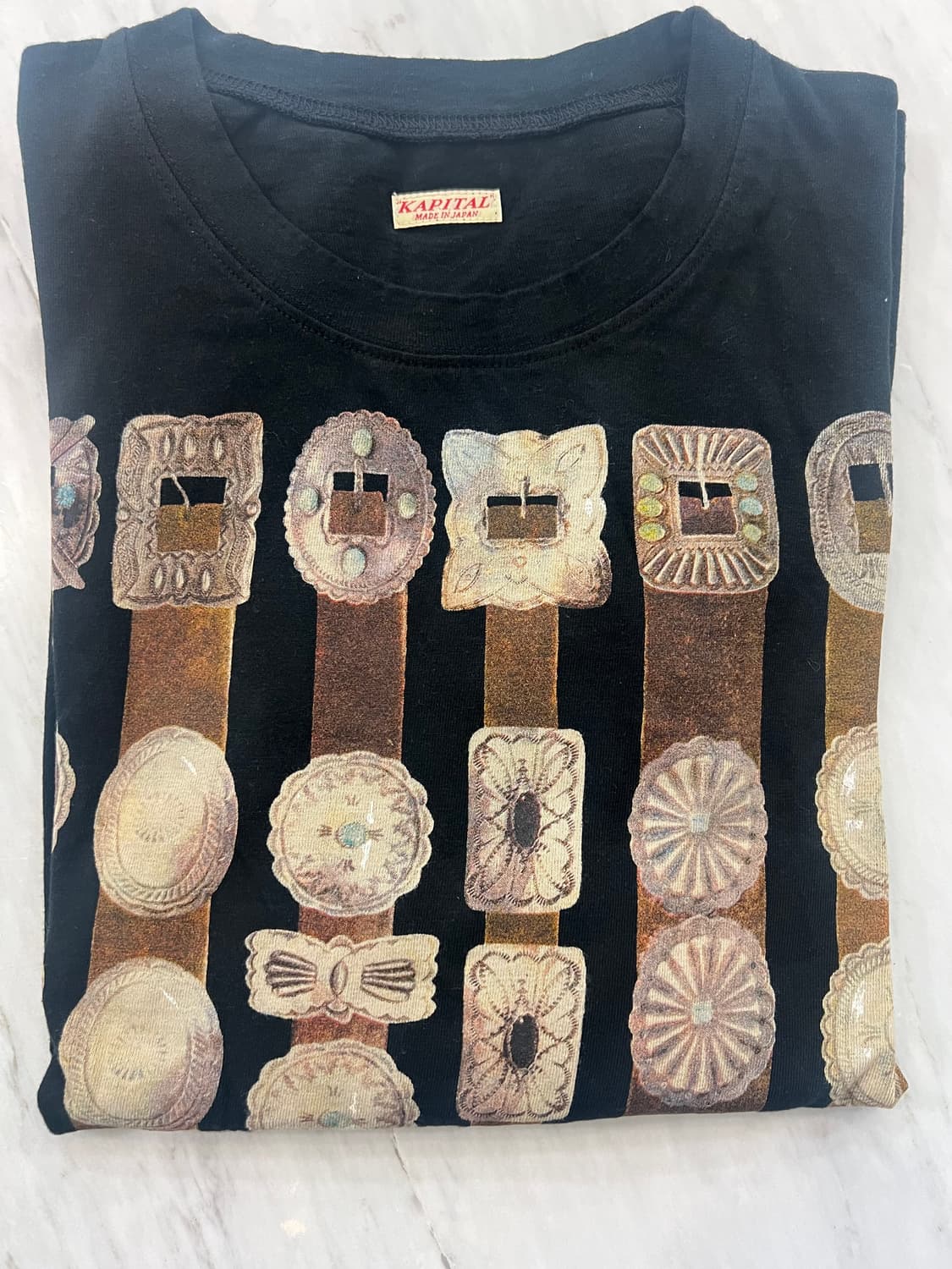 캐피탈 콘초 프린트 저지 크루 롱티셔츠  상품이미지2