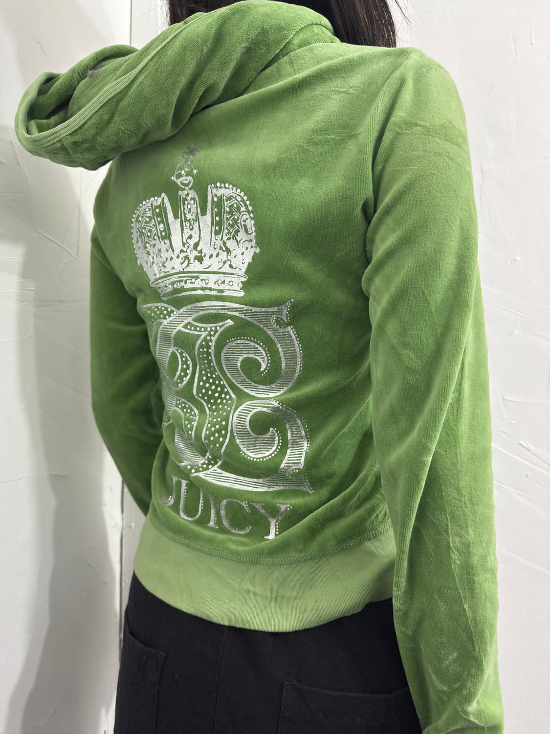 juicy couture velvet hood zipup 상품이미지3