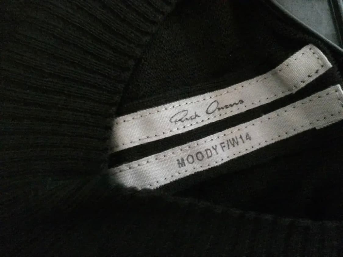 릭오웬스 캐시미어 레벨 라운드 넥 스웨터 상품이미지9