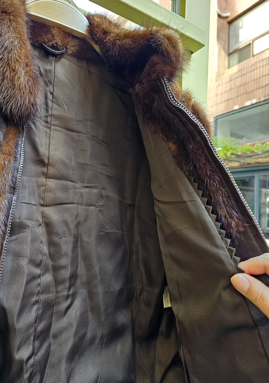 Japan 밍크 레더 숏자켓 상품이미지9