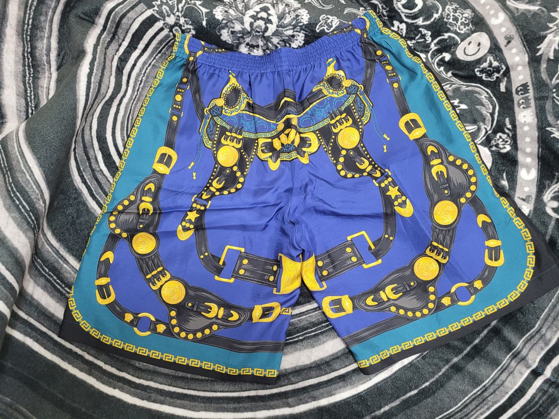 베르사체 실크 반바지 상품이미지2