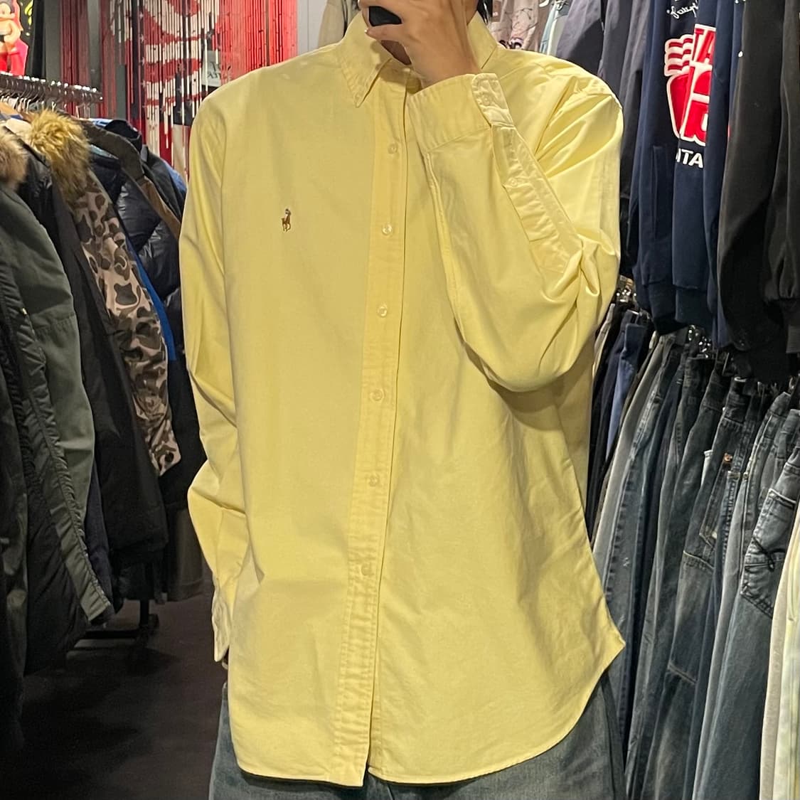 [IM] polo 폴로 옐로우 긴팔셔츠 상품이미지4