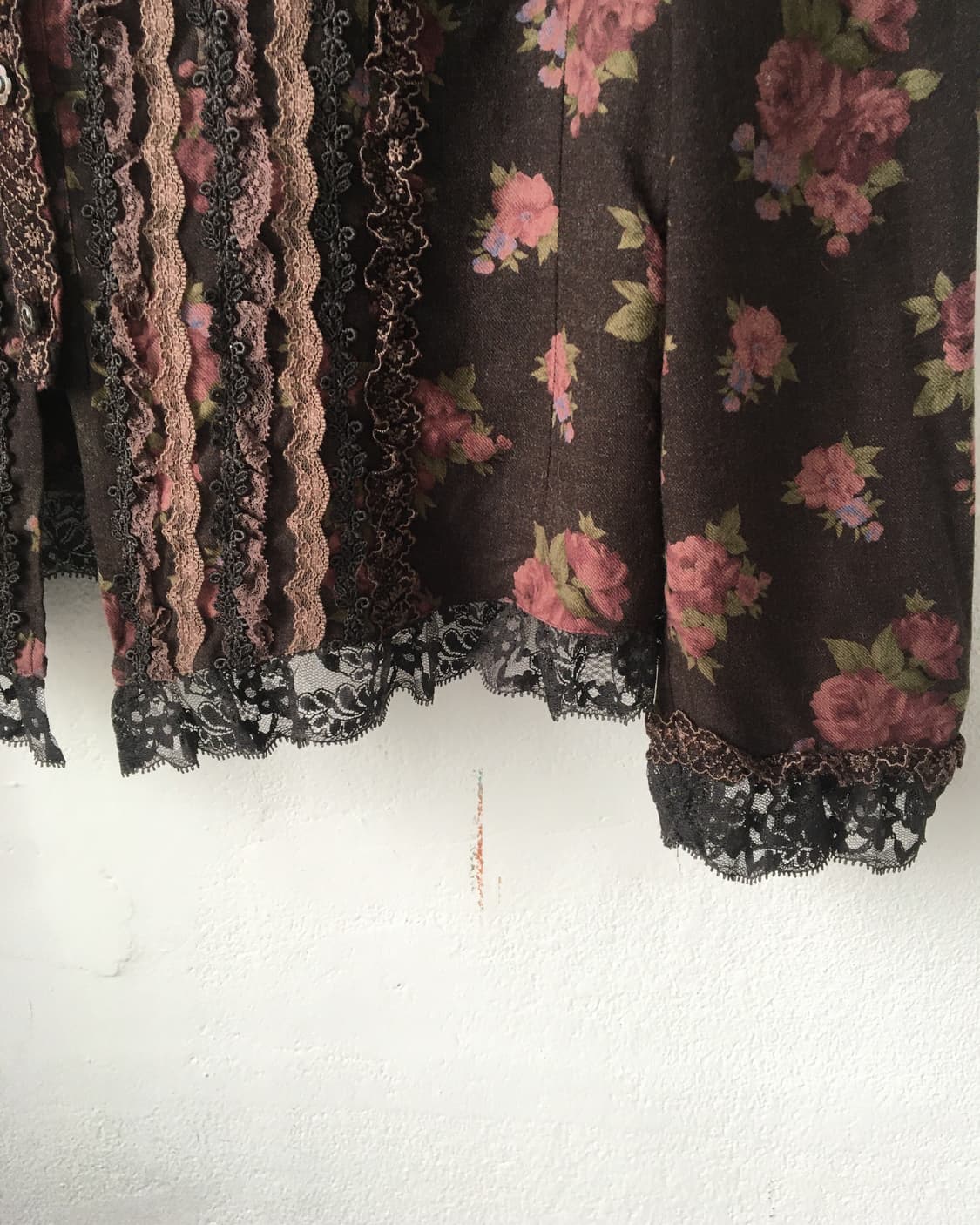 Lace point flower pattern blouse 상품이미지4