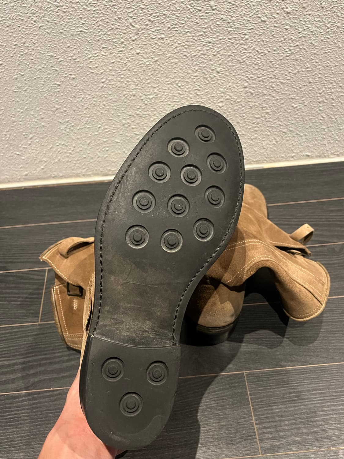 발망 12FW 스웨이드 레더 바이커 부츠 레인저 워커 부츠 41 상품이미지5