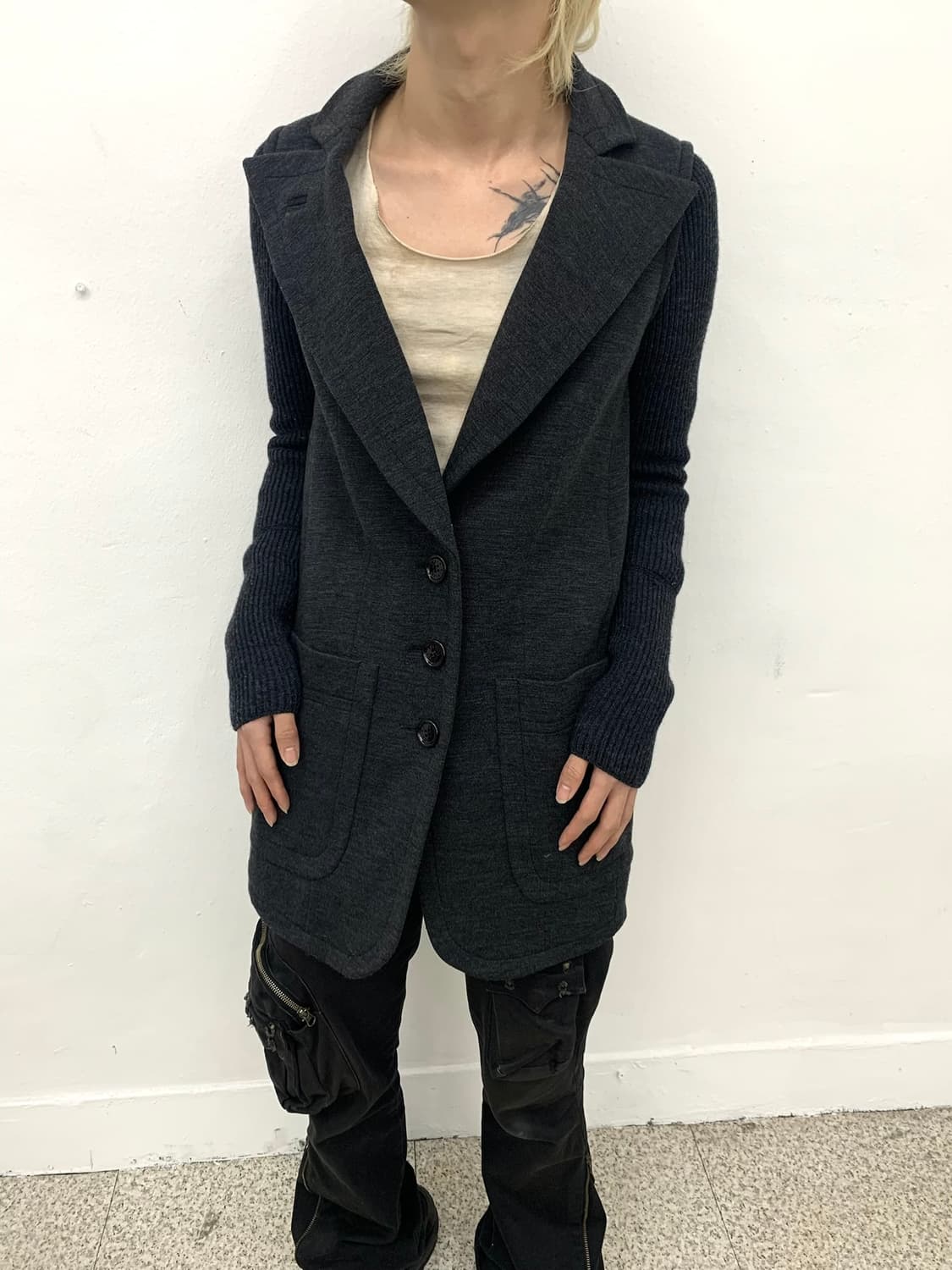 Sonia rykiel knit sleeve coat  상품이미지3