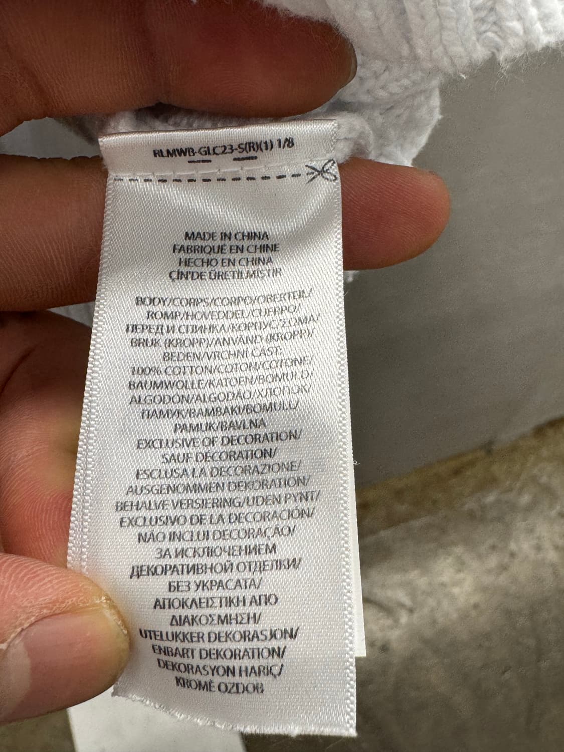 폴로 랄프로렌 케이블 반팔 니트 화이트 M 상품이미지4