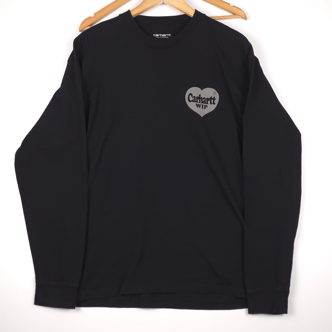 칼하트wip 코튼 롱슬리브 블랙 (L) 상품이미지1