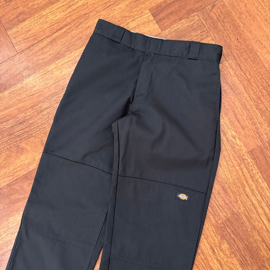 32 DICKIES 디키즈 빈티지 블랙 더블니 워크 팬츠 상품이미지3