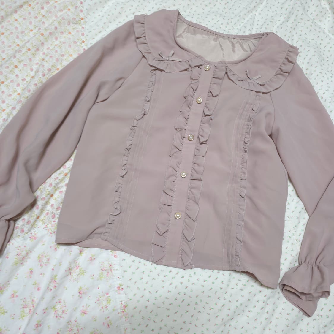 빈티지 에블린 공겜여주 블라우스 로걀 베스트 세트 히메갸루 리즈리사깔 상품이미지6