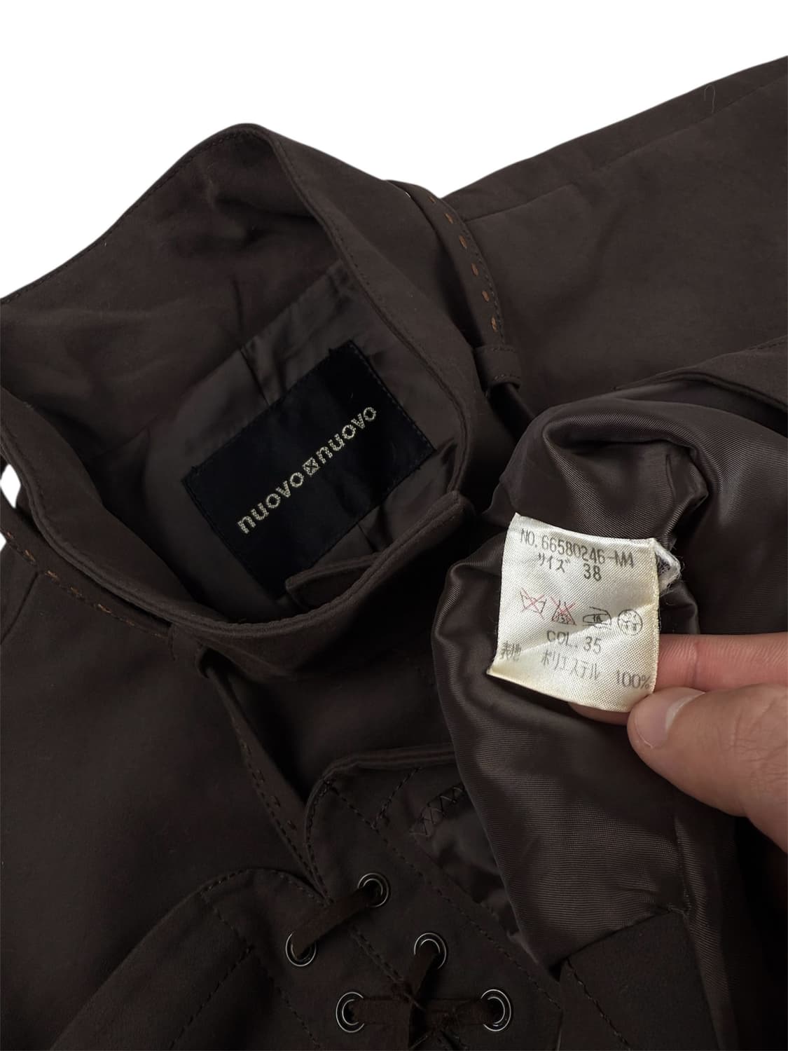 nuovo x nuovo 레이스업 자켓 상품이미지7