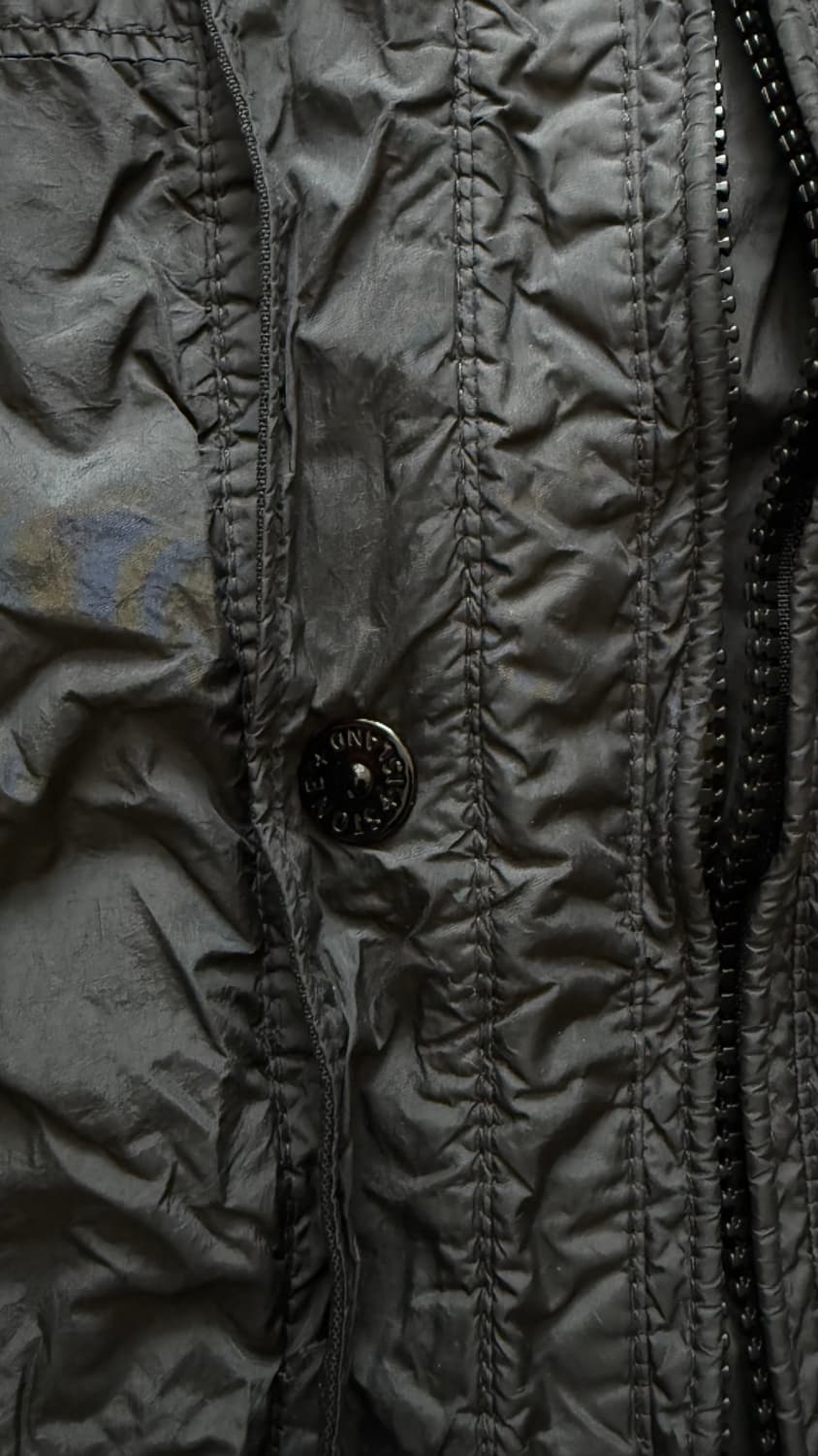 (백화점판) 스톤아일랜드 크링클랩스 오버셔츠 네이비 XL 상품이미지7